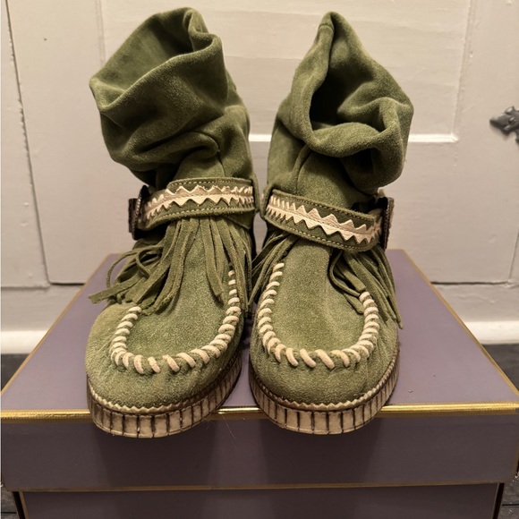 El Vaquero - Leather Suede Apache Boots - Picture 6 of 6